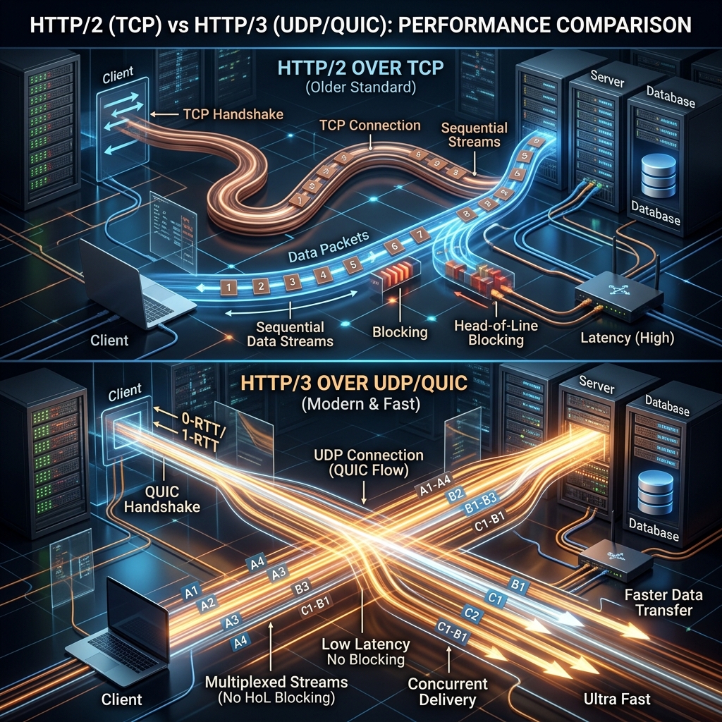 HTTP/3 vs HTTP/2: The Next Evolution of Web Protocols